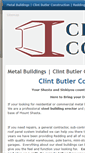 Mobile Screenshot of clintbutlerconstruction.com